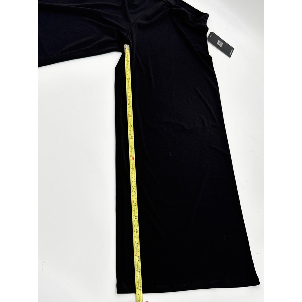 Clara Sunwoo Black Wide Leg Palazzo Pants Liquid Jersey CPG5 Womens Medium NWT - Picture 11 of 11